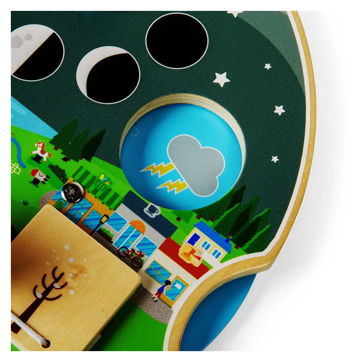 Statie meteo din lemn pentru copii BIGJIGS Toys [5]