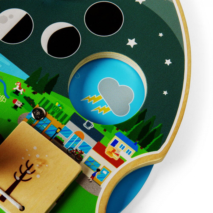 Statie meteo din lemn pentru copii BIGJIGS Toys [5]