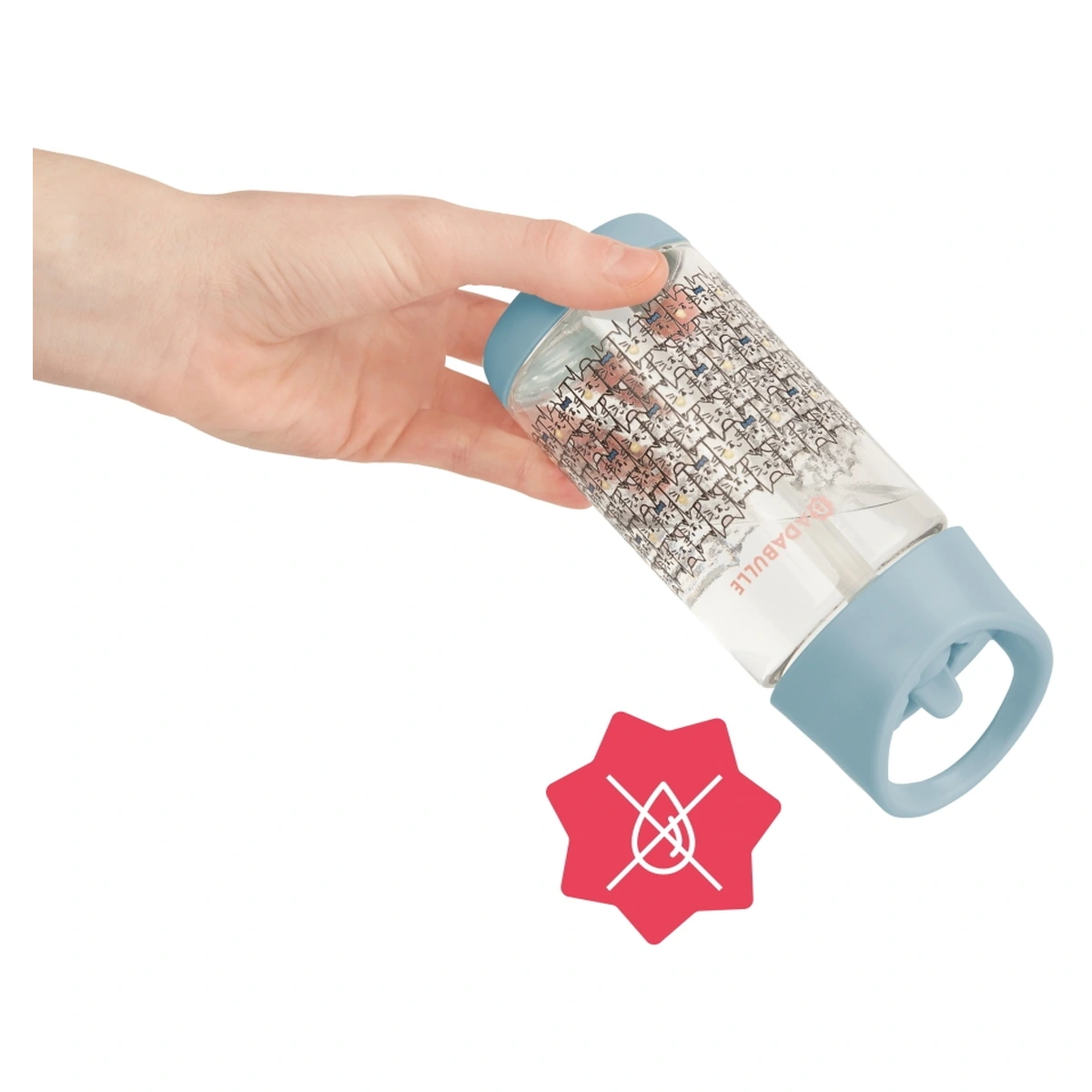 Sticla cu pai cu pisici Badabulle [2]