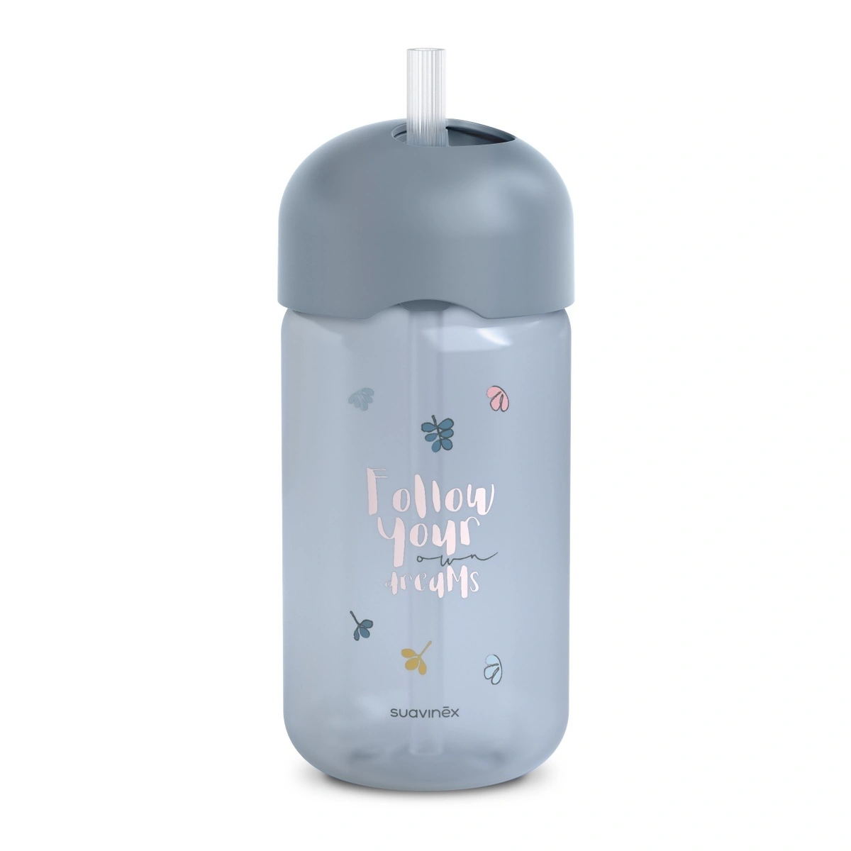 Sticlă de apă fără picurare, Bears, 340 ml, albastru, Suavinex [2]