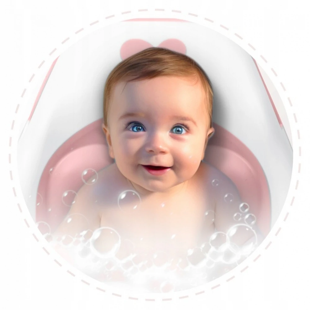 Suport cu insertii pentru cadita de baie Ricokids - Roz [3]