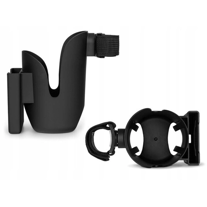 Suport universal pentru biberon/pahar si telefon, Lionelo, Ove, Cu sistem de rotire 360, Negru [6]