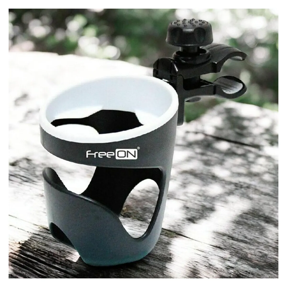 Suport universal pentru carucior, Pentru biberon/pahar, FreeON, Negru [3]
