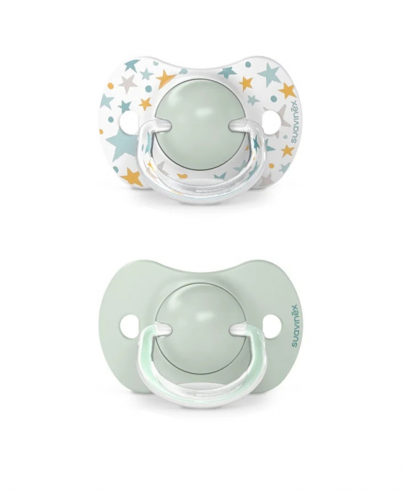 Suzetă fiziologică SX Pro din silicon, 2 buc 6-18 luni Dreams [2]