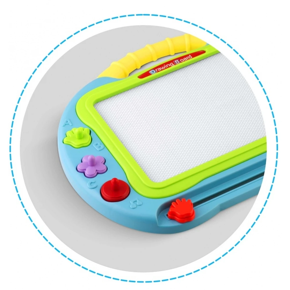 Tabla magnetica pentru desenat cu accesorii incluse Ricokids - Albastru [3]