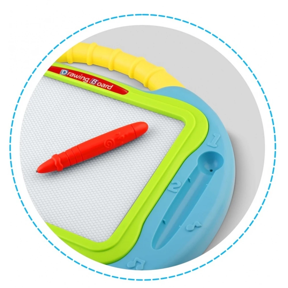 Tabla magnetica pentru desenat cu accesorii incluse Ricokids - Albastru [4]