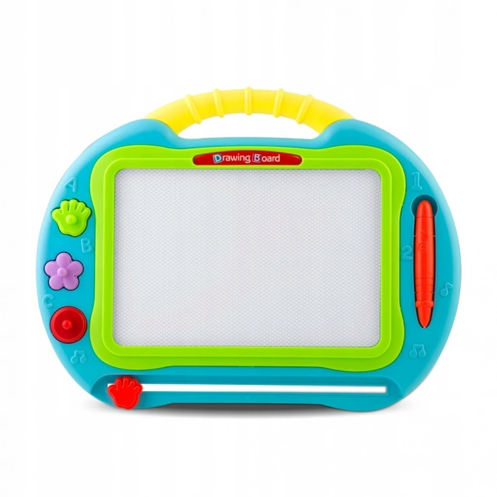 Tabla magnetica pentru desenat cu accesorii incluse Ricokids - Albastru [1]