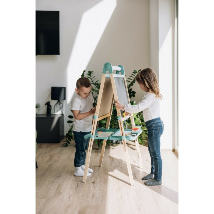 Tablita magnetica, Free2Play, 2 in 1, Cu litere si cifre , Din lemn, 3 ani+ [11]