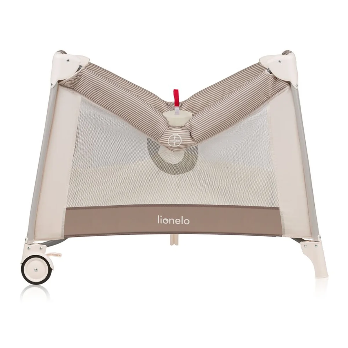 Tarc de joaca copii, Lionelo, Bonnie, Pana la 15 kg, 100 x 100 cm, Beige Sand [4]