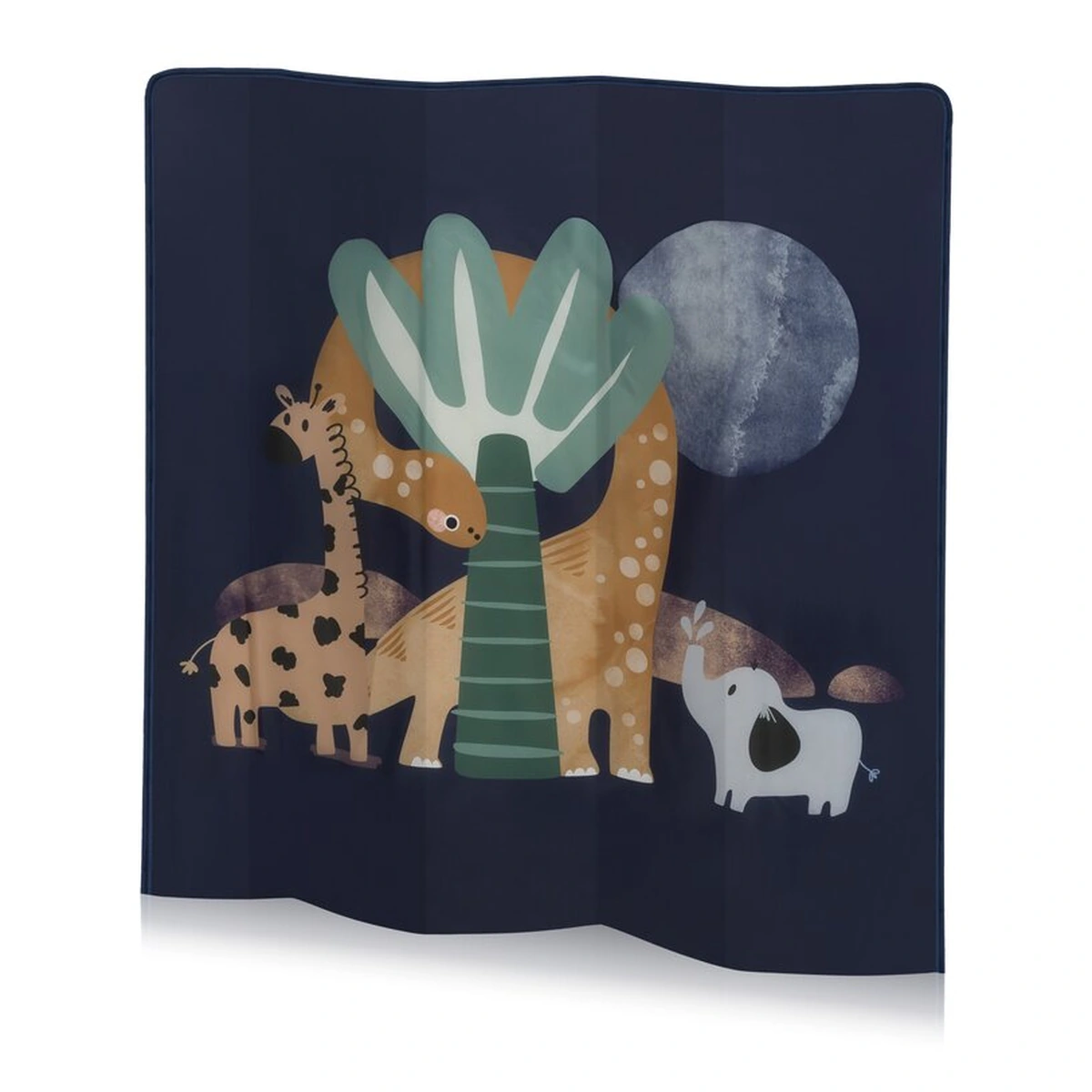 Tarc de joaca copii, Lionelo, Bonnie, Pana la 15 kg, 100 x 100 cm, Cu roti, Cu salteluta din spuma, Albastru [4]