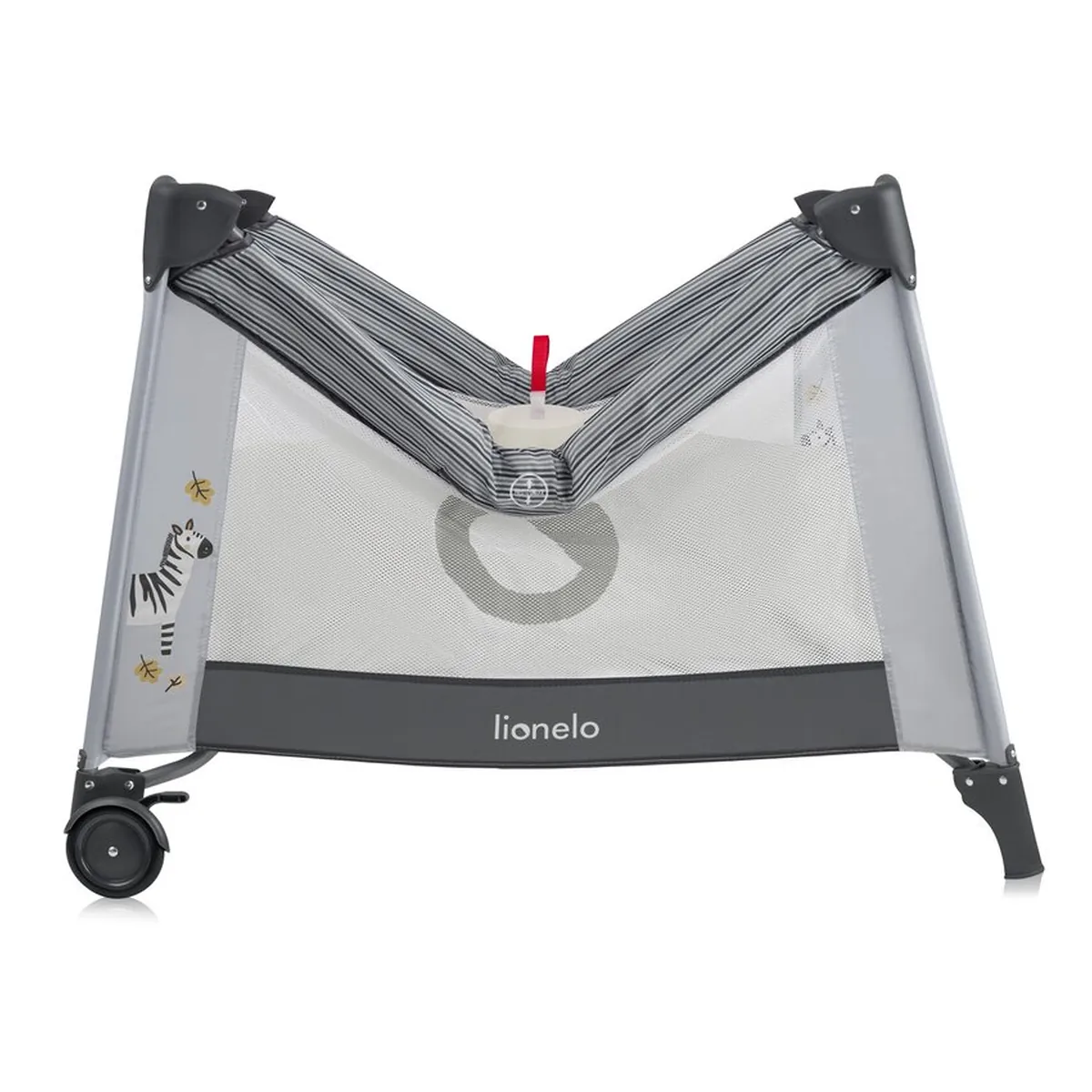 Tarc de joaca copii, Lionelo, Bonnie, Pana la 15 kg, 100 x 100 cm, Grey Stone [4]