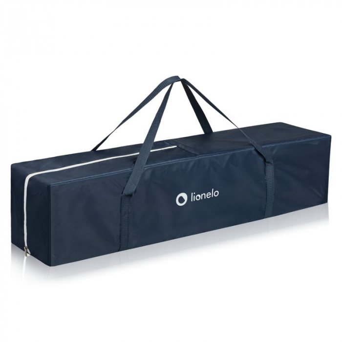 Tarc de joaca copii, Lionelo, Bonnie, Pana la 15 kg, 100 x 100 cm, Cu roti, Cu salteluta din spuma, Albastru [11]