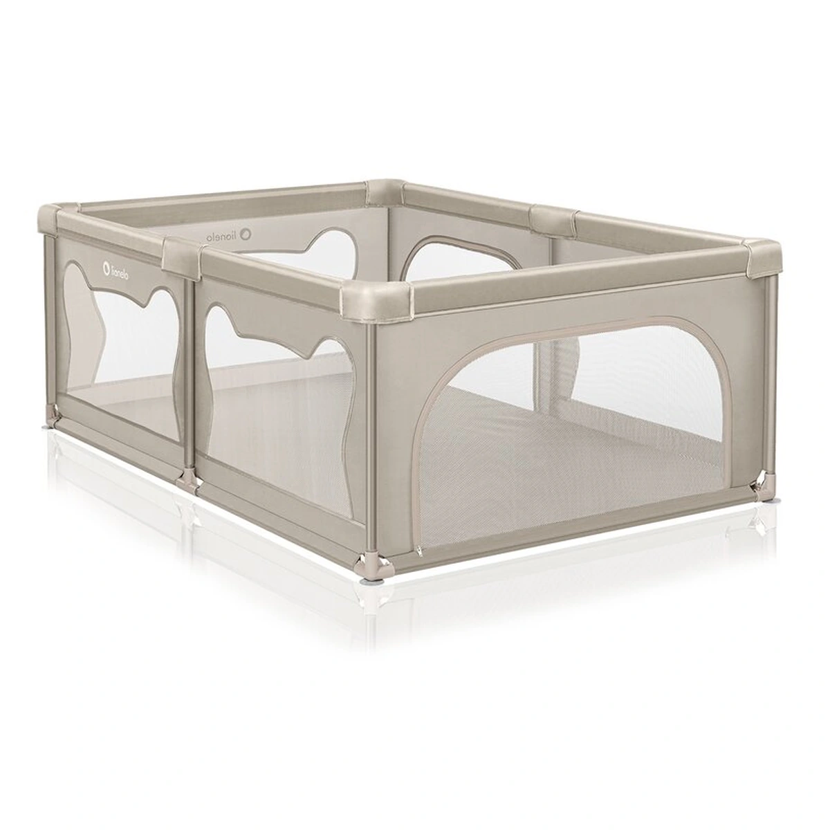 Tarc de joaca copii, Lionelo, Willow, 127 x 187 cm, Cu doua intrari laterale si fermoar [3]