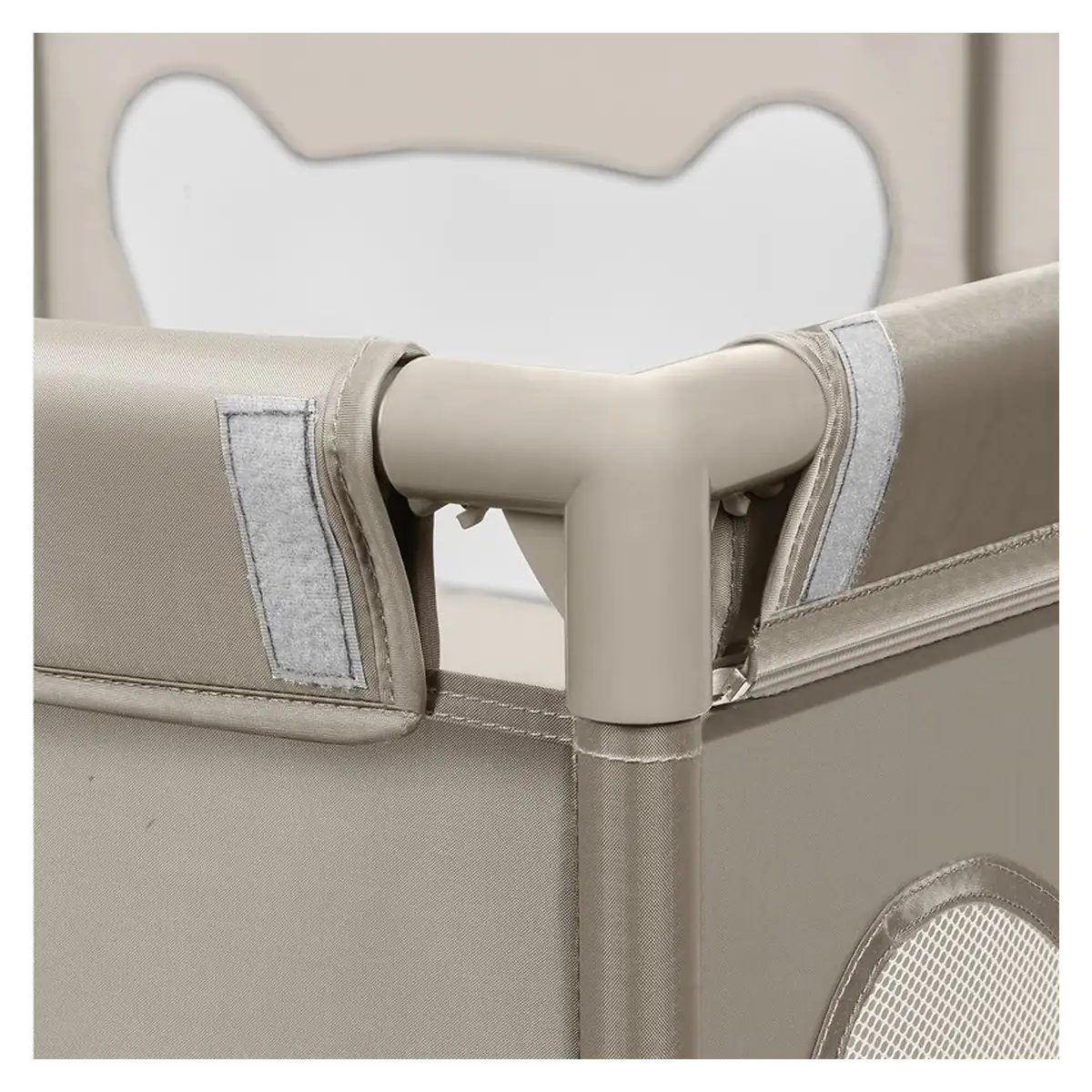 Tarc de joaca copii, Lionelo, Willow, 127 x 187 cm, Cu doua intrari laterale si fermoar [12]