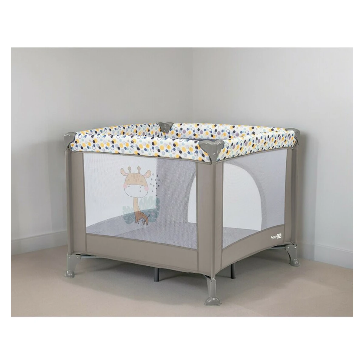 Tarc de joaca, FreeON, Pliabil, 93x93x87 cm, Gri [5]