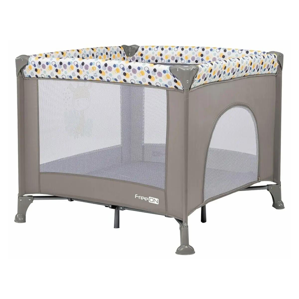 Tarc de joaca, FreeON, Pliabil, 93x93x87 cm, Gri [2]