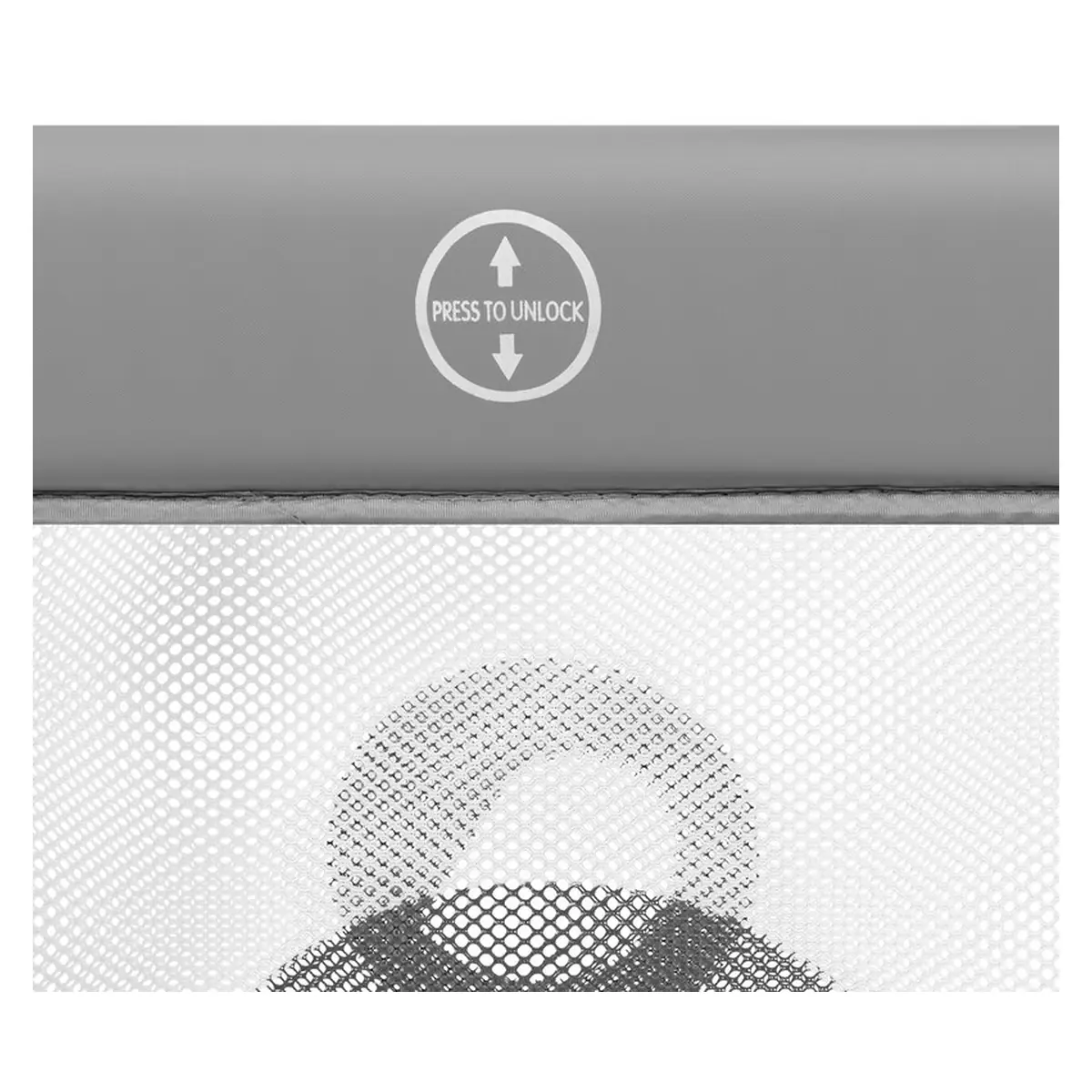 Tarc de joaca Mille, Pliabil, Include covor educational incorporat cu 4 jucarii Velcro si geanta de transport, Cu roti si inchidere laterala, Saltea din spuma, 100x100 cm Verde [11]