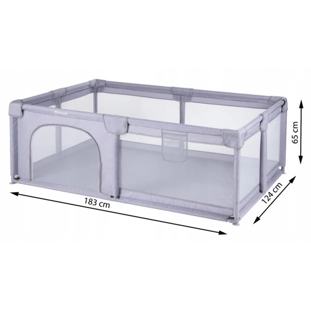Tarc De Joaca Pentru Copii 120 X 180 Cm Kidwell Fanko - Gray [3]
