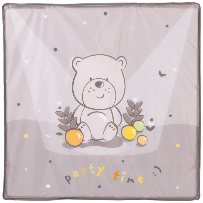 Tarc de joaca pliabil Chipolino Pop Up Bear, 100x100x77 cm, Beige [3]