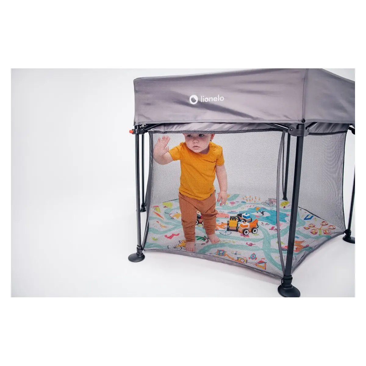 Tarc de joaca Roel, Pliere ultra-compacta, Conform cu standardul europeane de securitate EN12227, Multicolor [23]