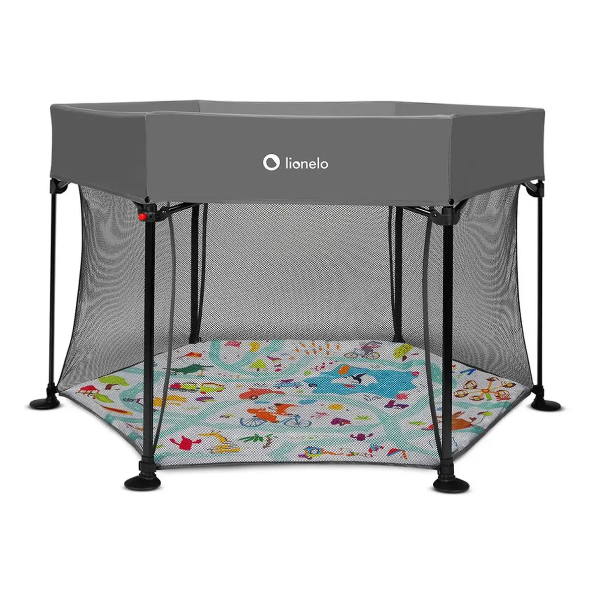 Tarc de joaca Roel, Pliere ultra-compacta, Conform cu standardul europeane de securitate EN12227, Multicolor [9]