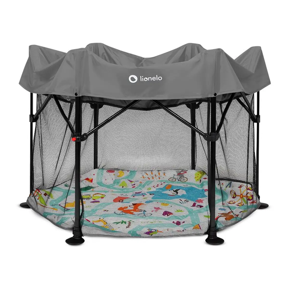 Tarc de joaca Roel, Pliere ultra-compacta, Conform cu standardul europeane de securitate EN12227, Multicolor [10]