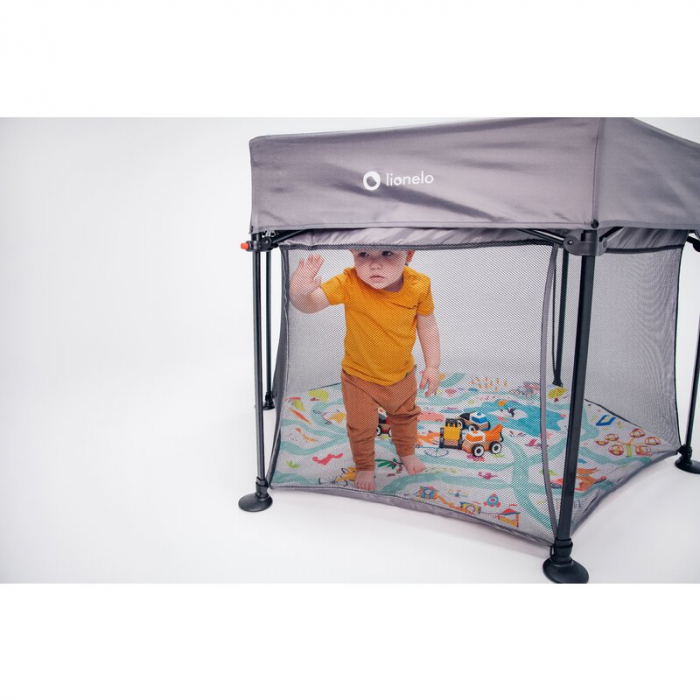 Tarc de joaca Roel, Pliere ultra-compacta, Conform cu standardul europeane de securitate EN12227, Multicolor [11]