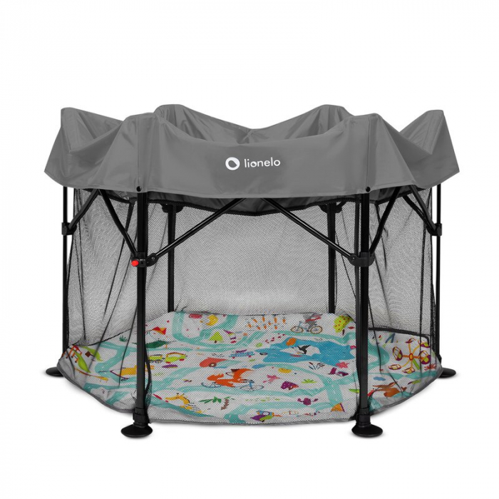 Tarc de joaca Roel, Pliere ultra-compacta, Conform cu standardul europeane de securitate EN12227, Multicolor [6]