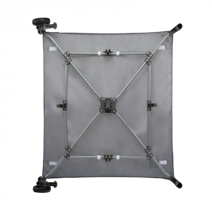 Lionelo - Tarc de joaca Lene, Cu roti, Cu intrare laterala cu fermoar, 100 x 100 cm, Conform cu standardul europeane de securitate EN12227, Grey Scandi [9]