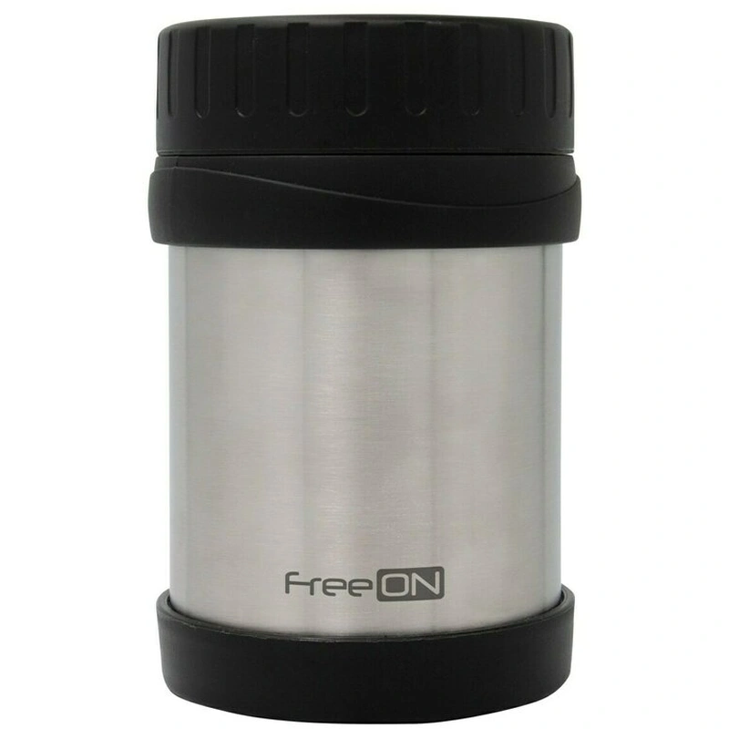 Termos pentru mancare solida, Din otel inoxidabil, 350 ml, Gri [2]
