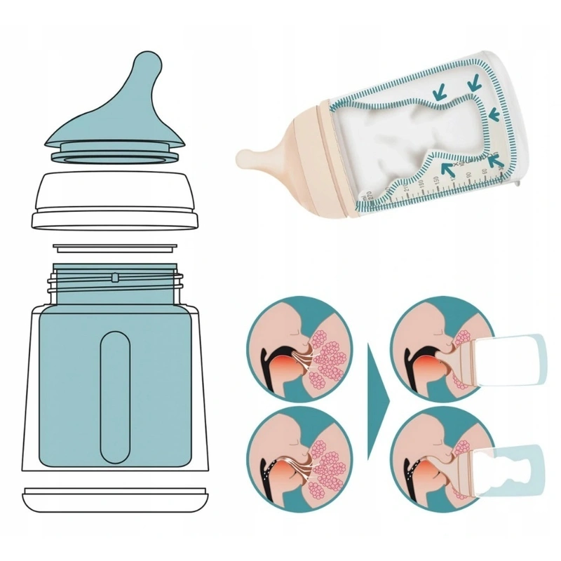 Tetina silicon anticolici, marime S, debit adaptiv, +0 luni, Zero Zero, Suavinex, 2 buc [2]