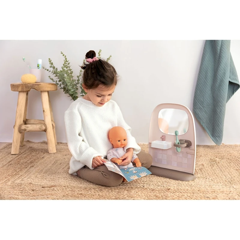 Toaleta Smoby Baby Nurse crem cu accesorii [7]