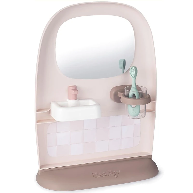 Toaleta Smoby Baby Nurse crem cu accesorii [4]