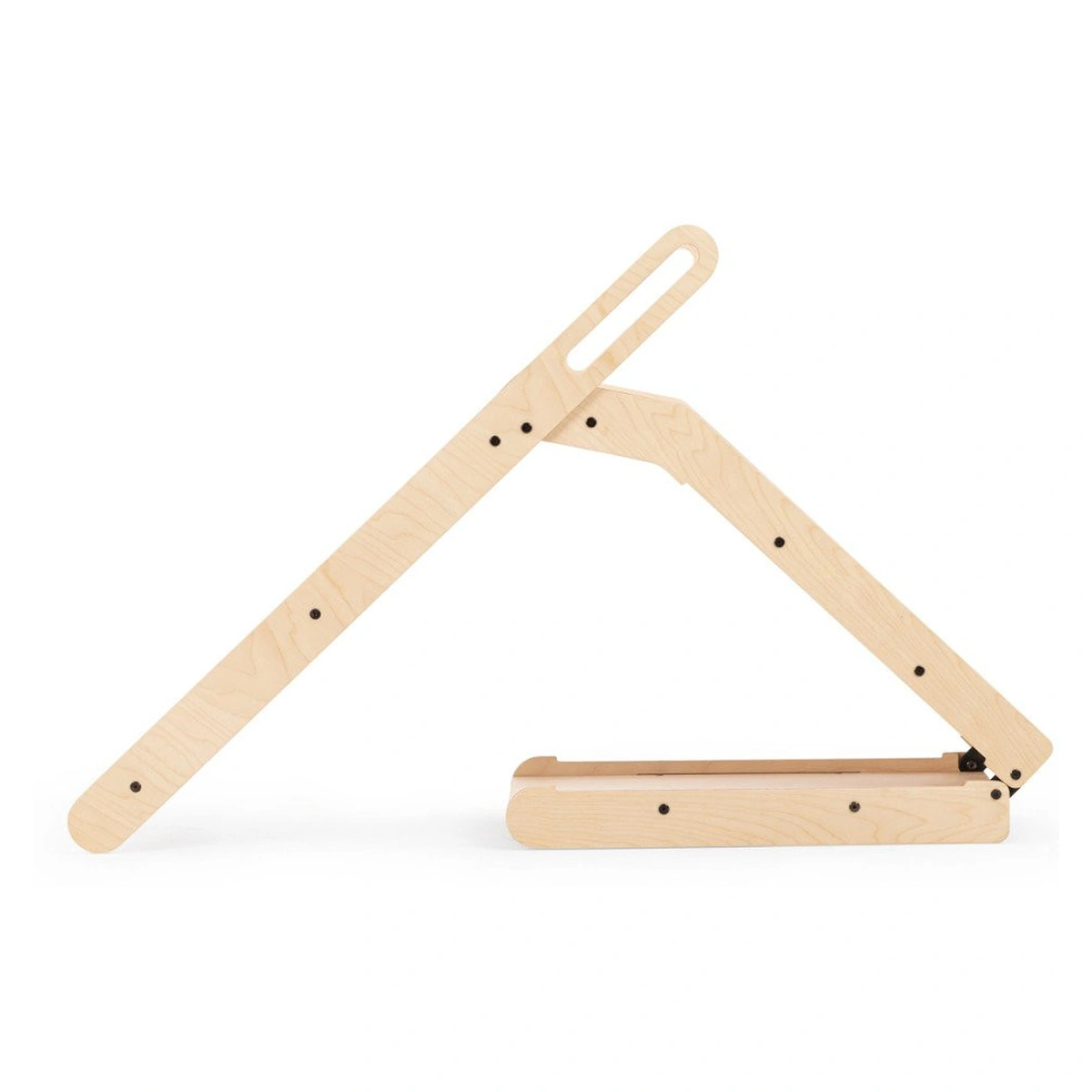 Tobogan pliabil din lemn MamaToyz, cu 2 inaltimi, 160x50x100 cm [6]