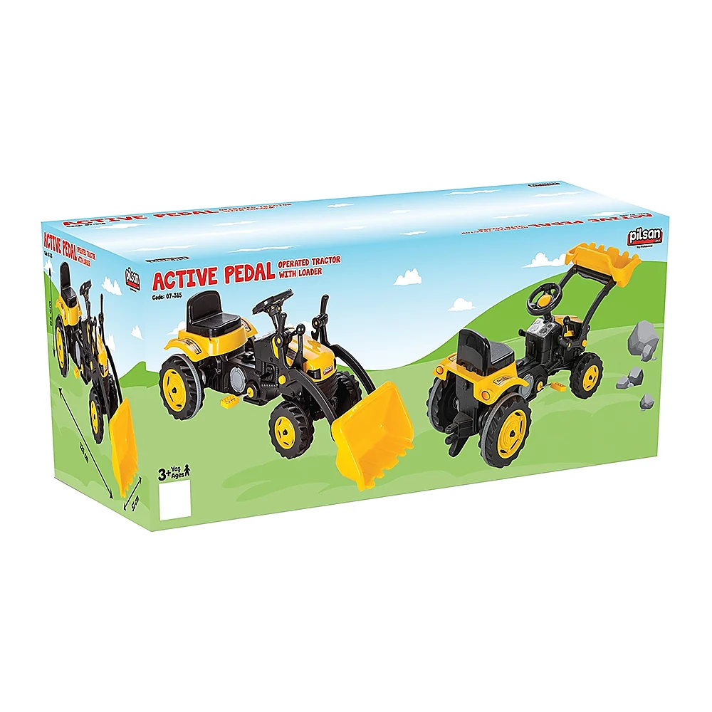 Tractor cu pedale Pilsan Active with Loader 07-315 yellow [5]
