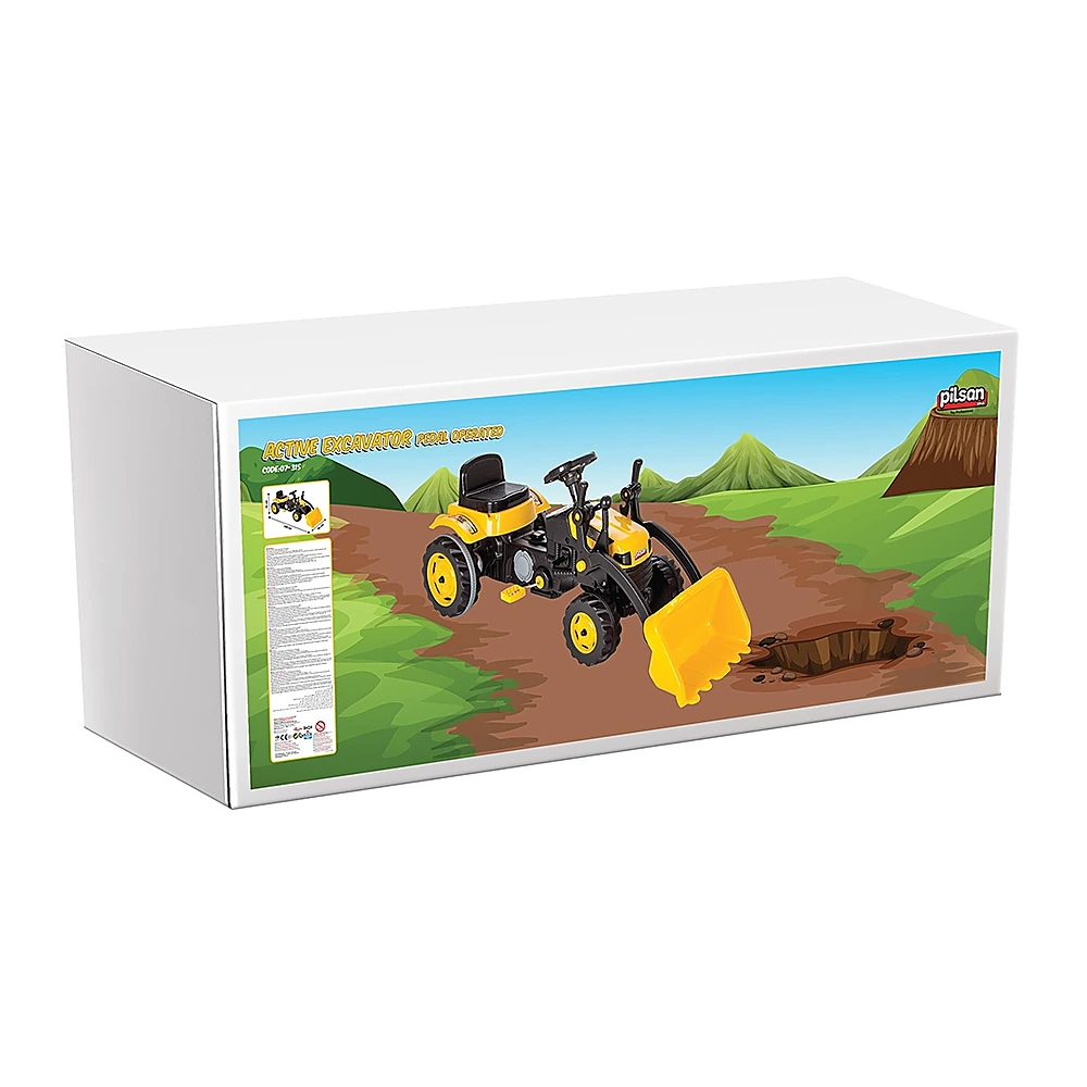 Tractor cu pedale Pilsan Active with Loader 07-315 yellow [6]