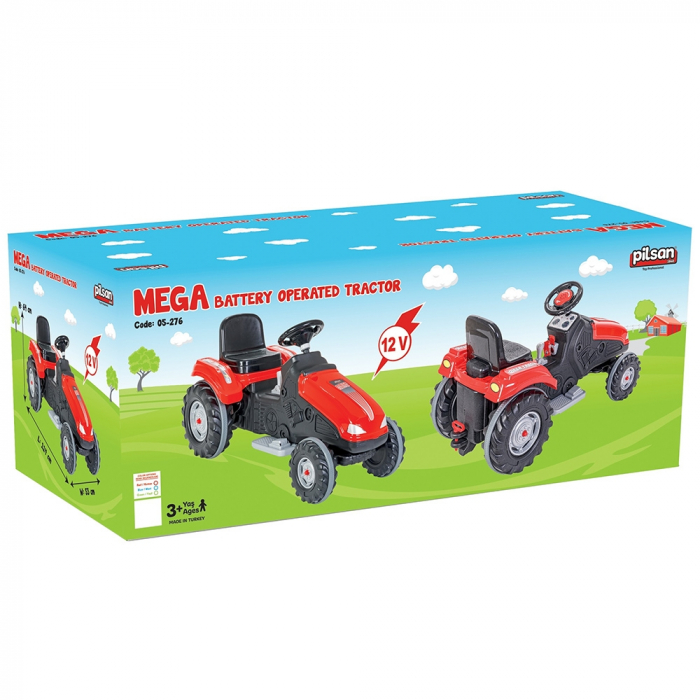 Tractor electric Pilsan Mega - red [3]