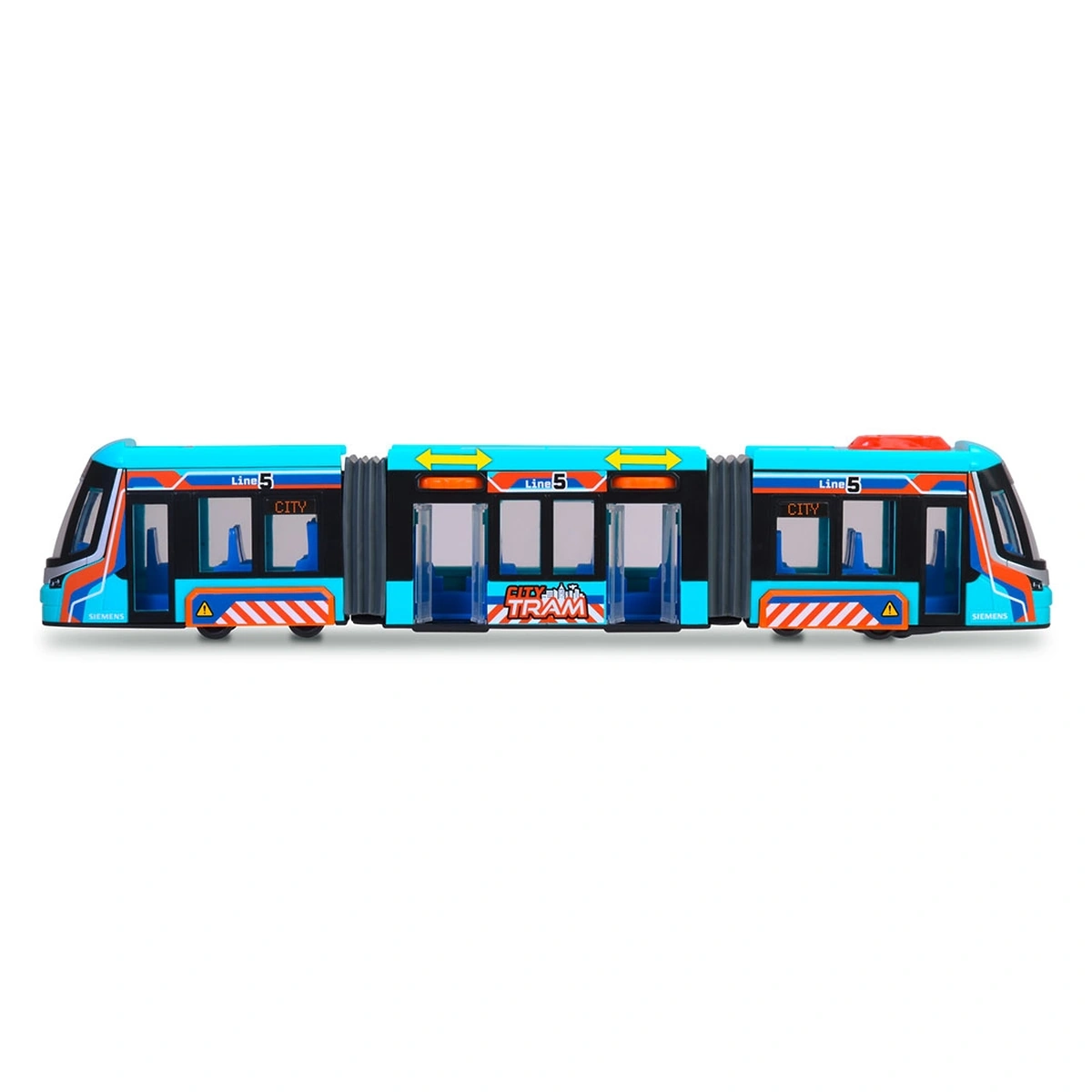 Tramvai Dickie Siemens City Tram 41,5 cm albastru copii [3]