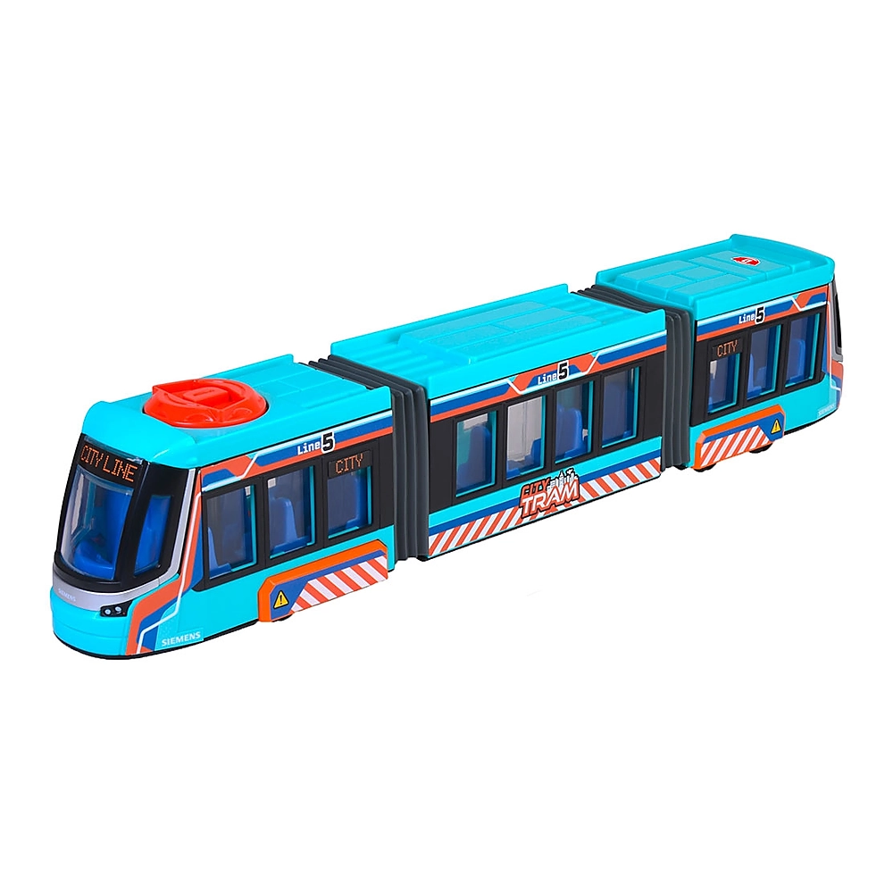 Tramvai Dickie Siemens City Tram 41,5 cm albastru copii [1]