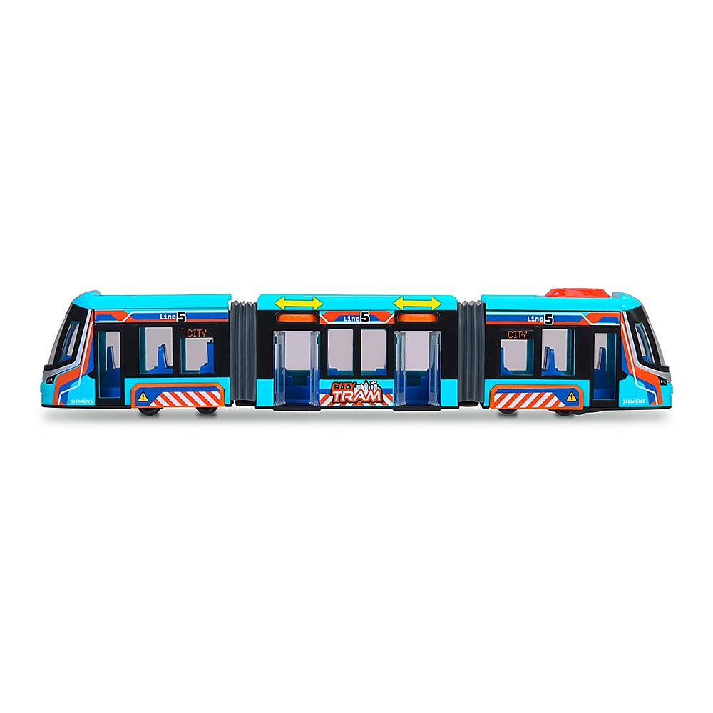 Tramvai Dickie Siemens City Tram 41,5 cm albastru copii [3]