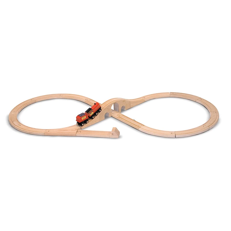 Tren lemn si Circuit 8 Melissa and Doug [1]
