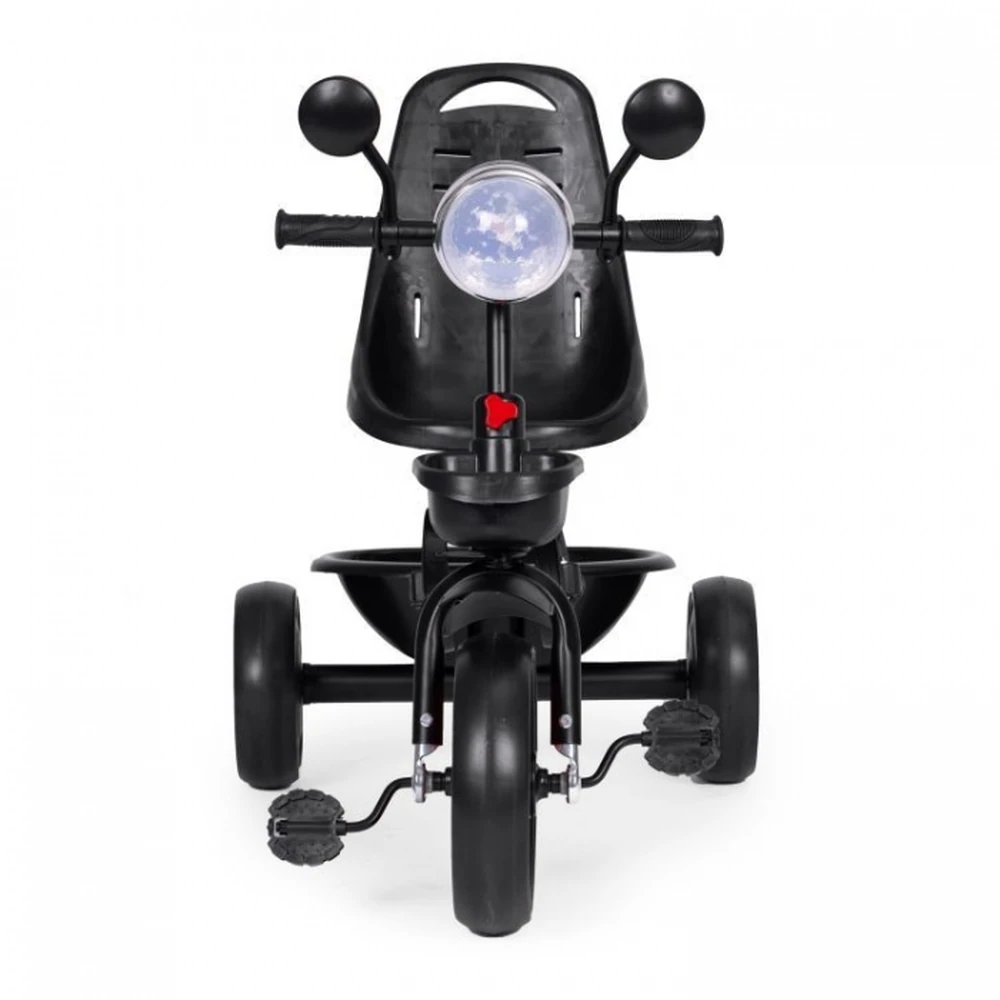 Tricicleta 3 in 1 pentru copii, scaun rotativ 360°, roti din spuma EVA, Ecotoys WQL-066-51 - Bej [5]