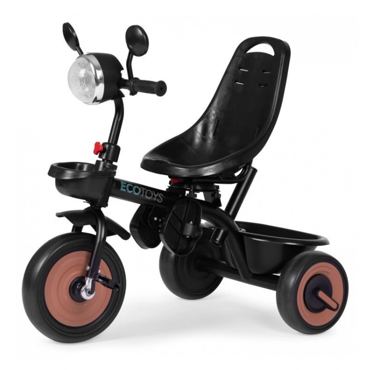 Tricicleta 3 in 1 Ecotoys WQL-066-51 Bej cu scaun 360° [11]