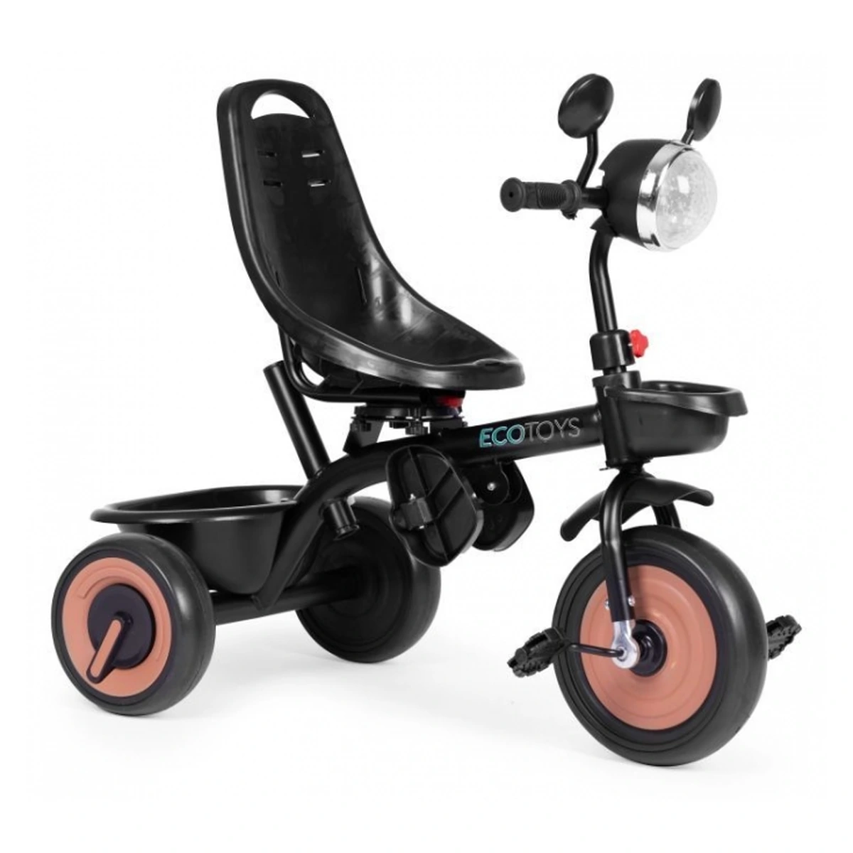 Tricicleta 3 in 1 Ecotoys WQL-066-51 Bej cu scaun 360° [7]