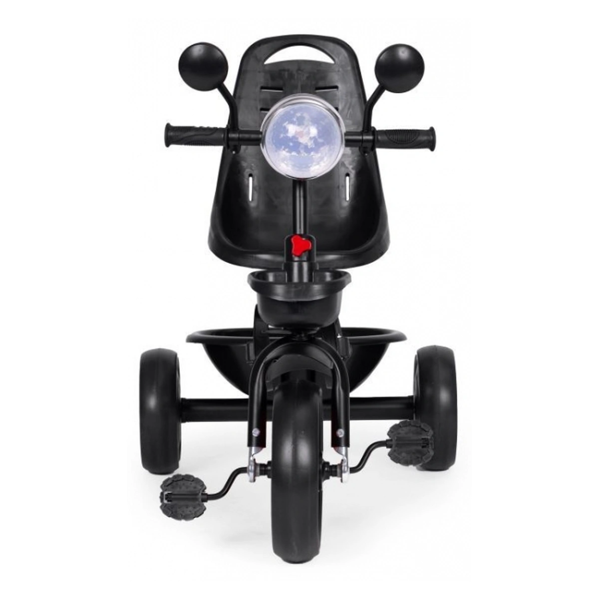 Tricicleta 3 in 1 copii Ecotoys WQL-066-51 – Rosu, scaun rotativ 360°, roti EVA [9]