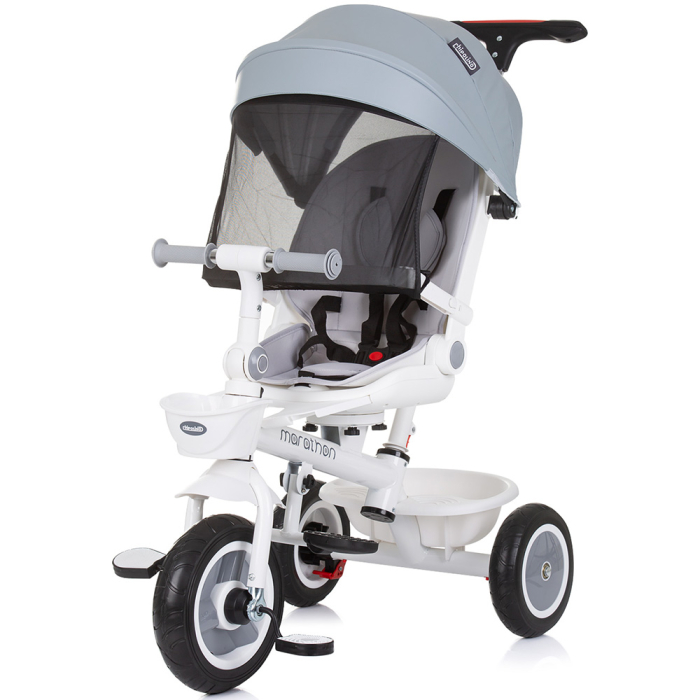 Tricicleta Chipolino Marathon, sezut rotativ, pozitii de inclinare, Ash grey [2]