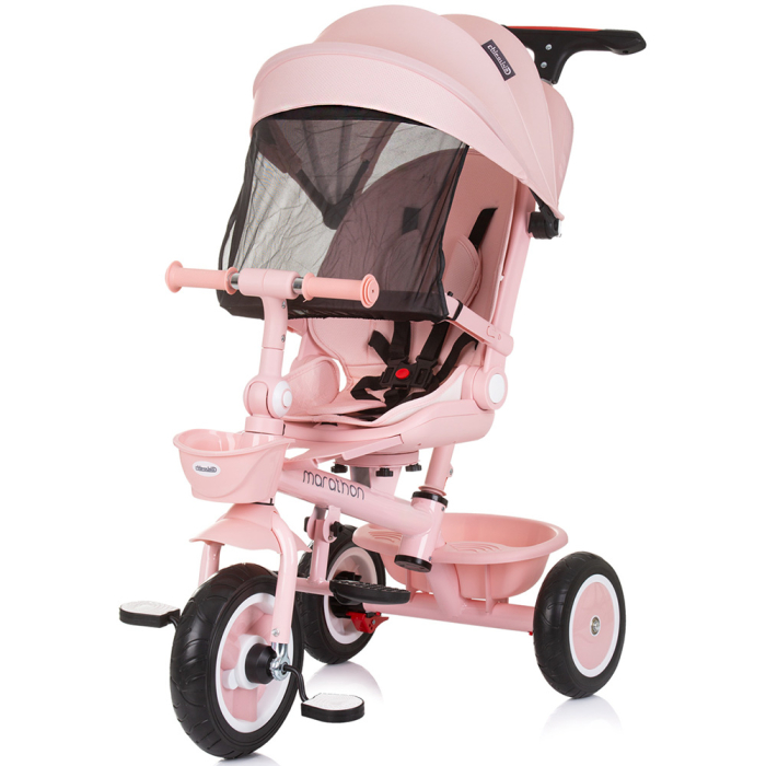 Tricicleta Chipolino Marathon, sezut rotativ, pozitii de inclinare, Flamingo [2]