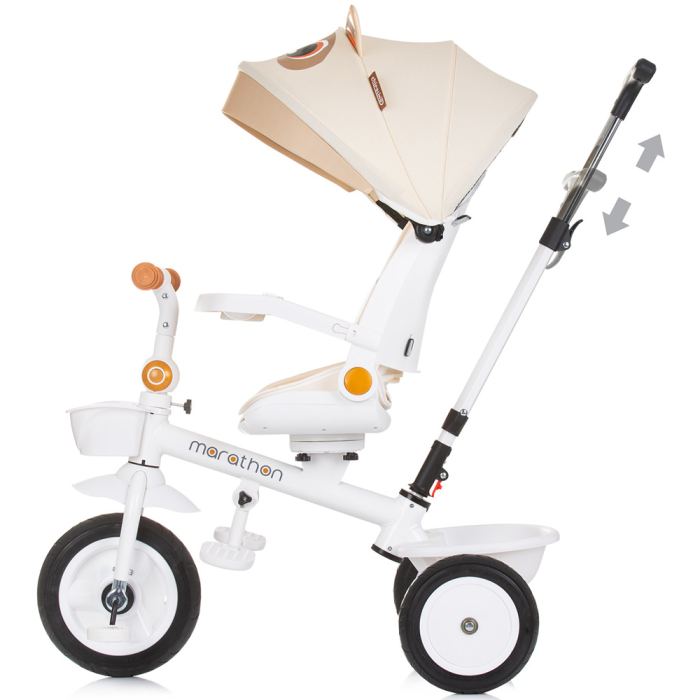 Tricicleta Chipolino Marathon, sezut rotativ, pozitii de inclinare, Kitten [4]