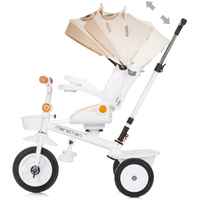 Tricicleta Chipolino Marathon, sezut rotativ, pozitii de inclinare, Kitten [5]