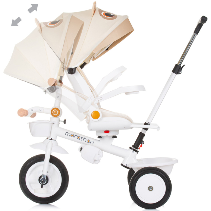 Tricicleta Chipolino Marathon, sezut rotativ, pozitii de inclinare, Kitten [8]